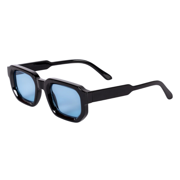 MIRA AZZURRO - Lunettes de soleil noires – Verres bleus clairs UV400