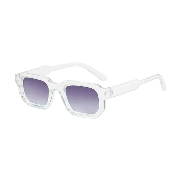 MIRA CINZA - Lunettes de soleil transparentes – Verres dégradés violets UV400