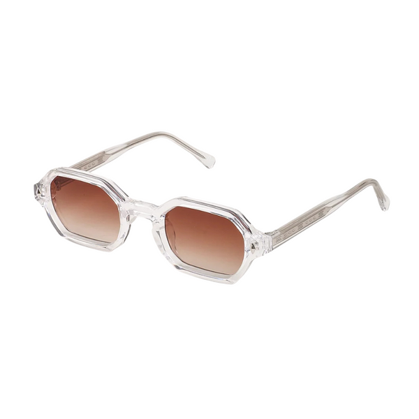 LYRA MARROM - Lunettes de soleil transparentes – Verres marron dégradé