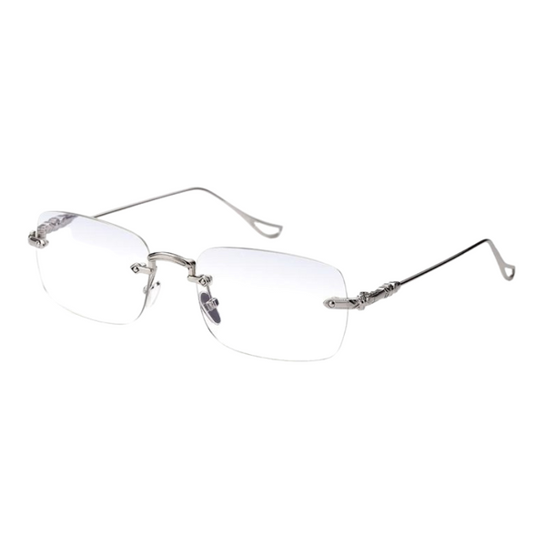 4 Saisons - Lunettes sans monture argentées photochromique – Design minimaliste élégant