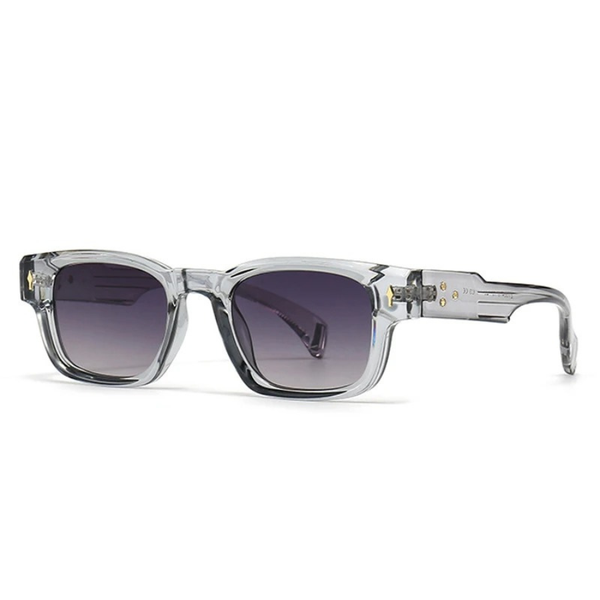 ANKAA ROXO - Lunettes de soleil transparentes verres violets dégradés