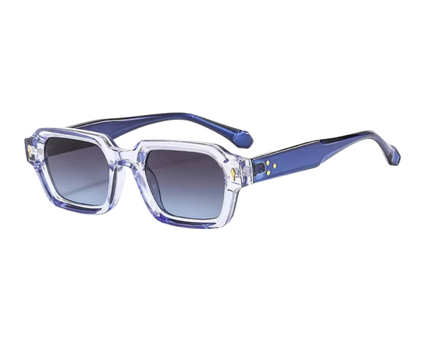 RIGEL AZZURRO - Lunettes de soleil transparentes verres bleus dégradés
